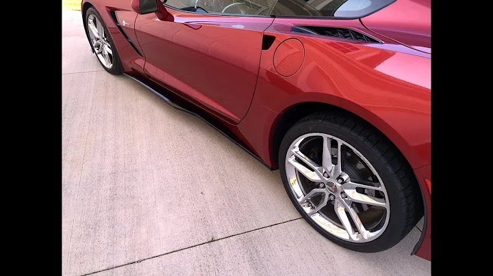 How to Install C7 Corvette Stingray Side Skirts - Z06 Style