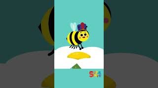 The Bees Go Buzzing 🐝 #Shorts #Supersimplesongs #Kidssong