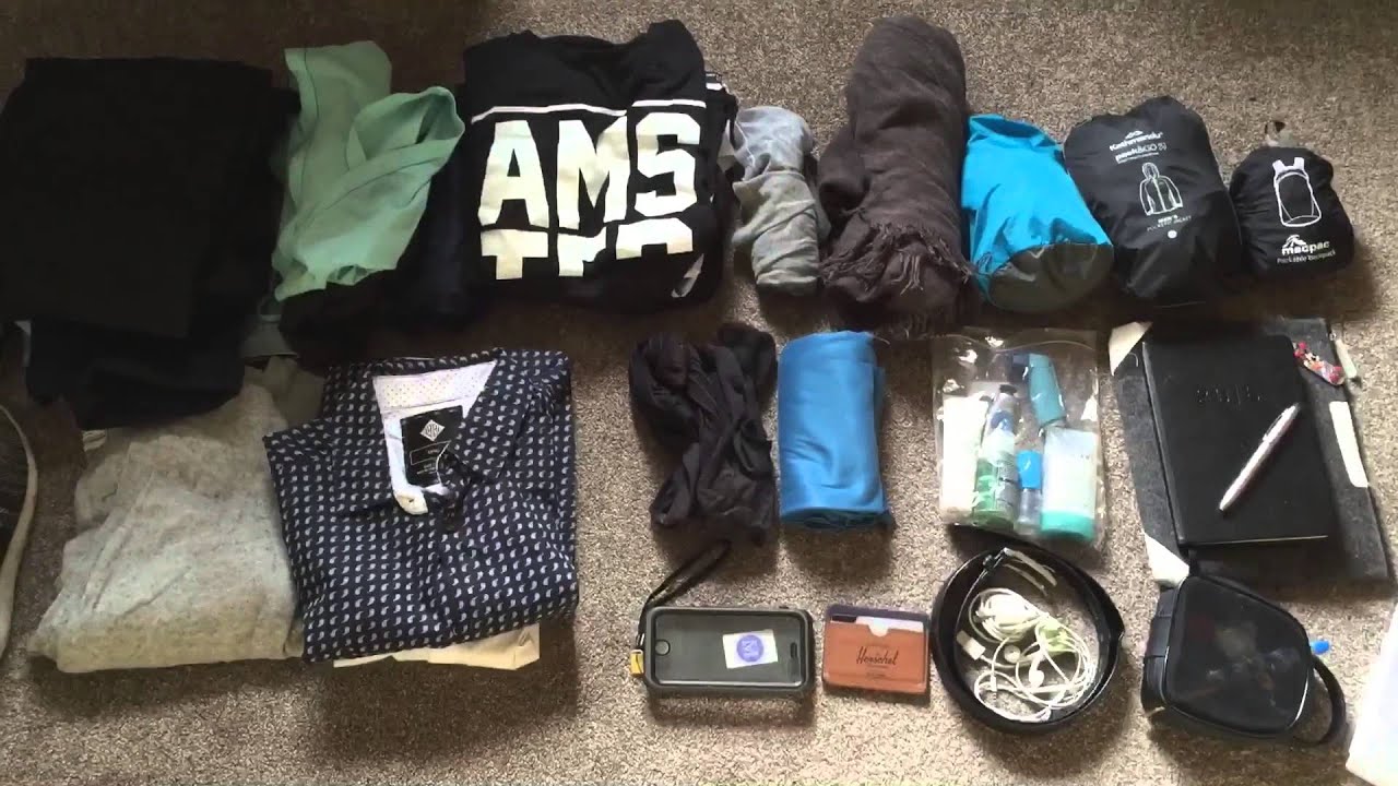 How to travel on a carryon bag YouTube