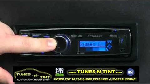 FAQ- DEH-P8300UB- Initial Setup Menu