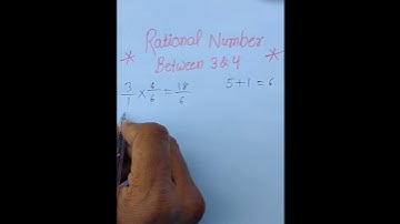how to find out Rational no. between any two numbers #math #shorts
