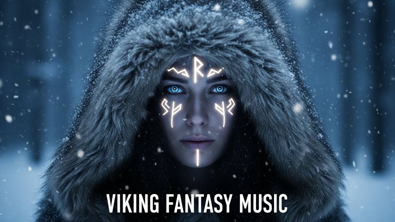 Winter Viking Ambience | Dark Nordic Ritual Chant & Female Vocals by the Fireplace