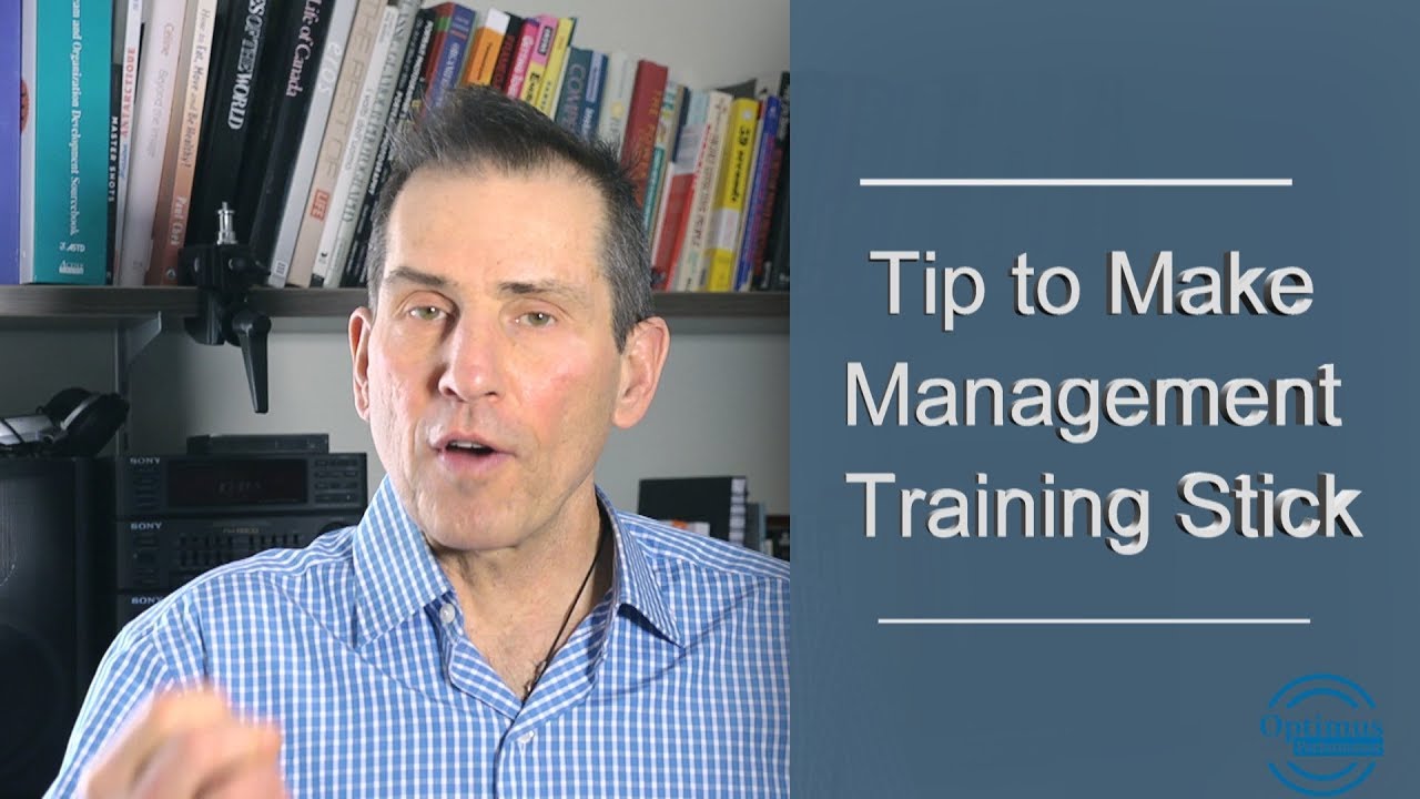 Important Tip for Training New Managers - YouTube
