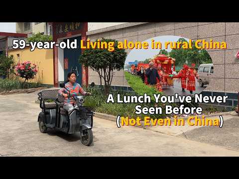 59-year-old Living alone in rural China——A Lunch You've Never Seen Before(Not Even in China）