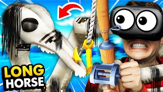 Catching SECRET LONG HORSE FISH In VIRTUAL REALITY (Crazy Fishing VR Funny Gameplay)
