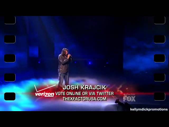 Josh Krajcik - The X Factor U.S. - Top 5 - Something - YouTube