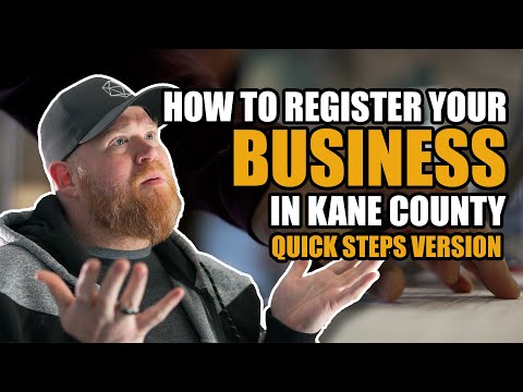 How to get your Assumed Business Name in Kane County (Short version)