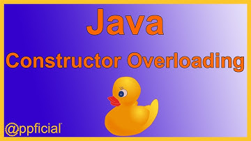 Constructor Overloading in a Java Class - Easy Java Tutorial by Example - APPFICIAL