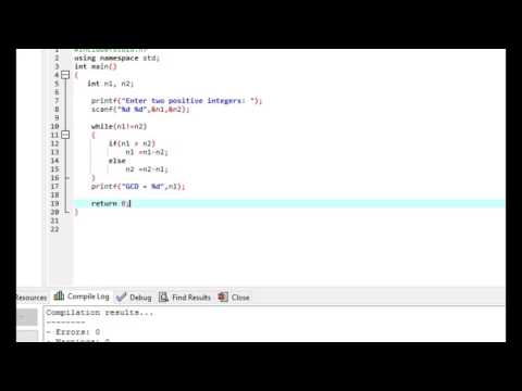 PROGRAM to find
