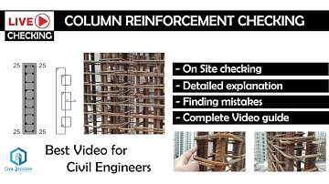 Column Reinforcement Checking | Live Checking | Civil Site Visit | Column Steel Binding