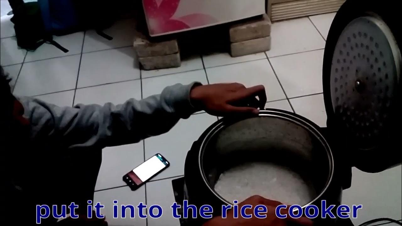Procedure text how to operate rice cooker youtube