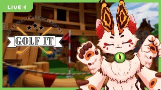 【Golf It!】一人ではチルい、複数人でやるとPVP【VTuber/蚕鵺ねむり】