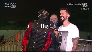 Sid Wilson Talks Alien While Corey Taylor Gets Happy Meal With Moms Credit Card.