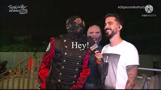Sid Wilson Talks Alien While Corey Taylor Gets Happy Meal With Moms Credit Card.