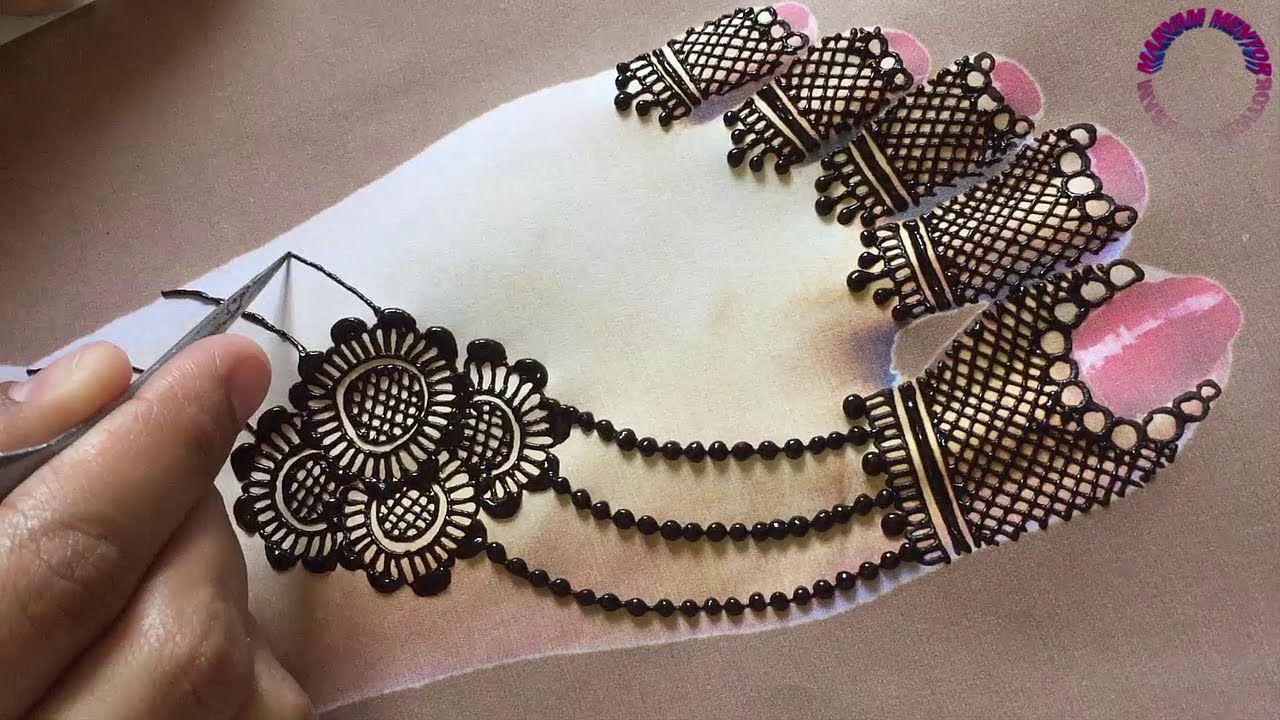 Simple Foot Mehndi Design 2020 Easy Foot Mehandi Design Leg Mehandi