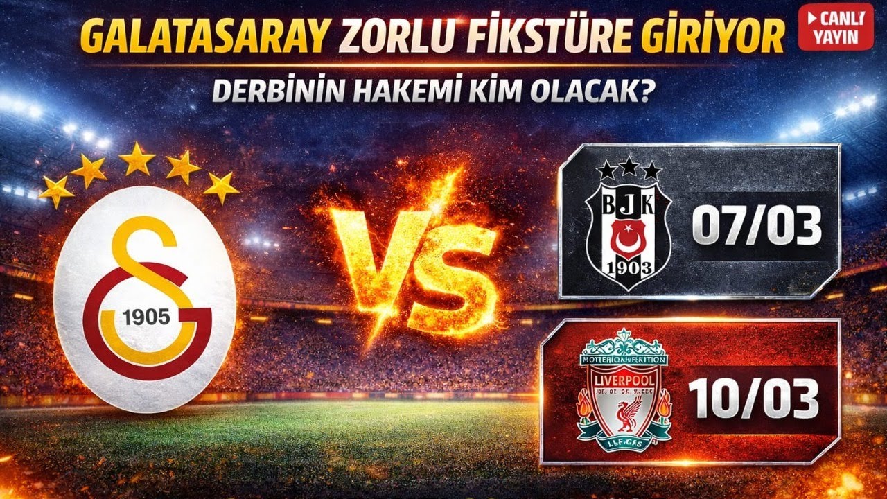 Derbi Öncesi Galatasaray’da Son Durum! Kadro – Taktik – AnalizGalatasaray Derbiyi Nasıl Kazanır?