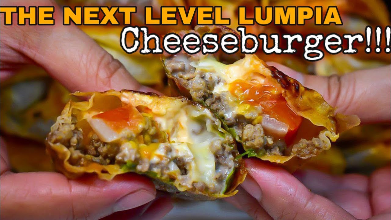 LUMPIA CHEESEBURGER, SOBRANG SARAP NITO! GAWIN MO ITONG NEGOSYO