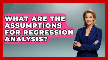 What Are The Assumptions For Regression Analysis? - The Friendly Statistician