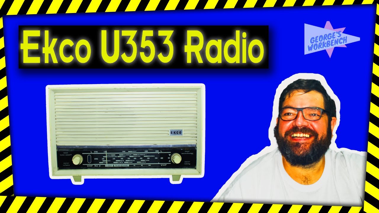 Vintage Radio Repair Ekco U353 1959 Broadcast set YouTube
