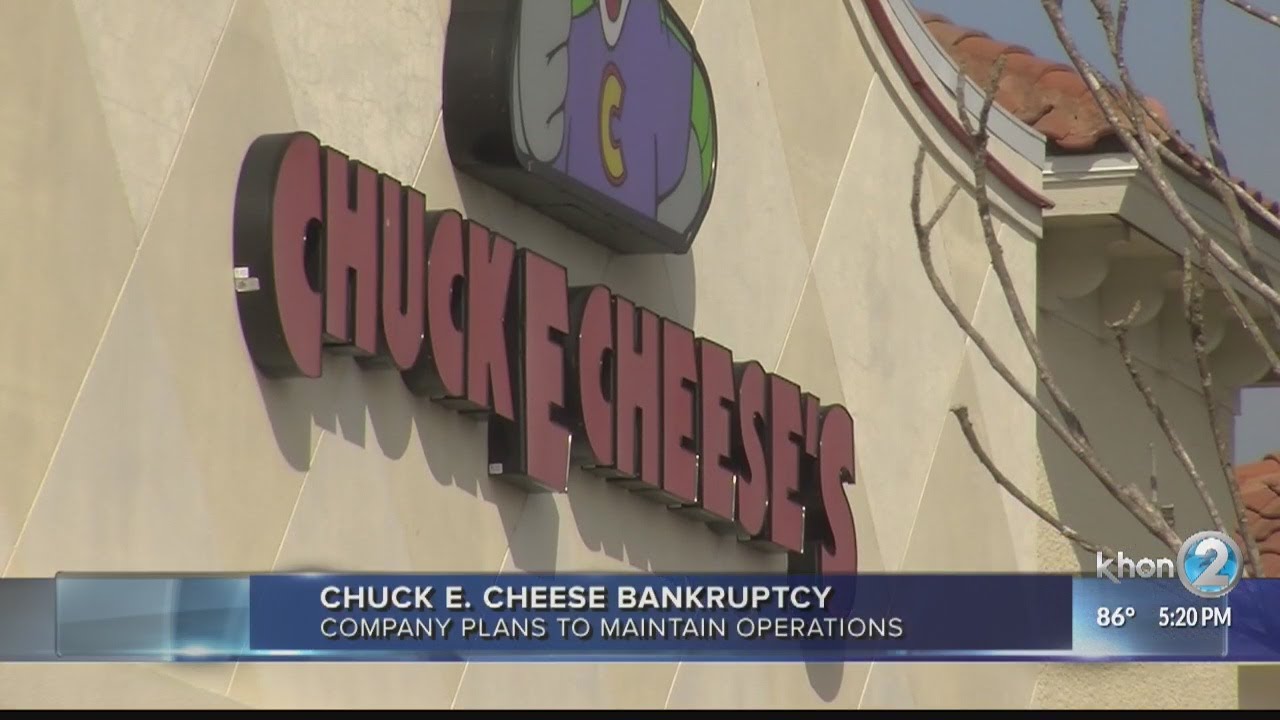 Chuck E. Cheese files for bankruptcy
