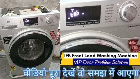 IFB Front Load Washing Machine tap Error Problem Solution🧑‍🔧Tap Error In Ifb Washing Machine🧑‍🔧#tap 