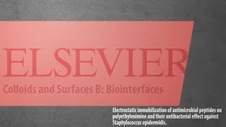 Electrostatic immobilization of peptides and their effect against Staphylococcus epidermidis.