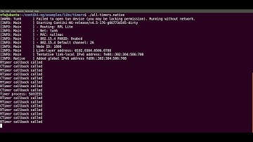 Contiki-NG: Timers and events