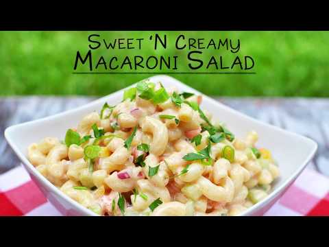 Sweet N Creamy Macaroni Salad