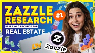 Zazzle Tag & Niche Research #1 Real Estate Lyn Analytics For Zazzle Keyword Product Tutorial