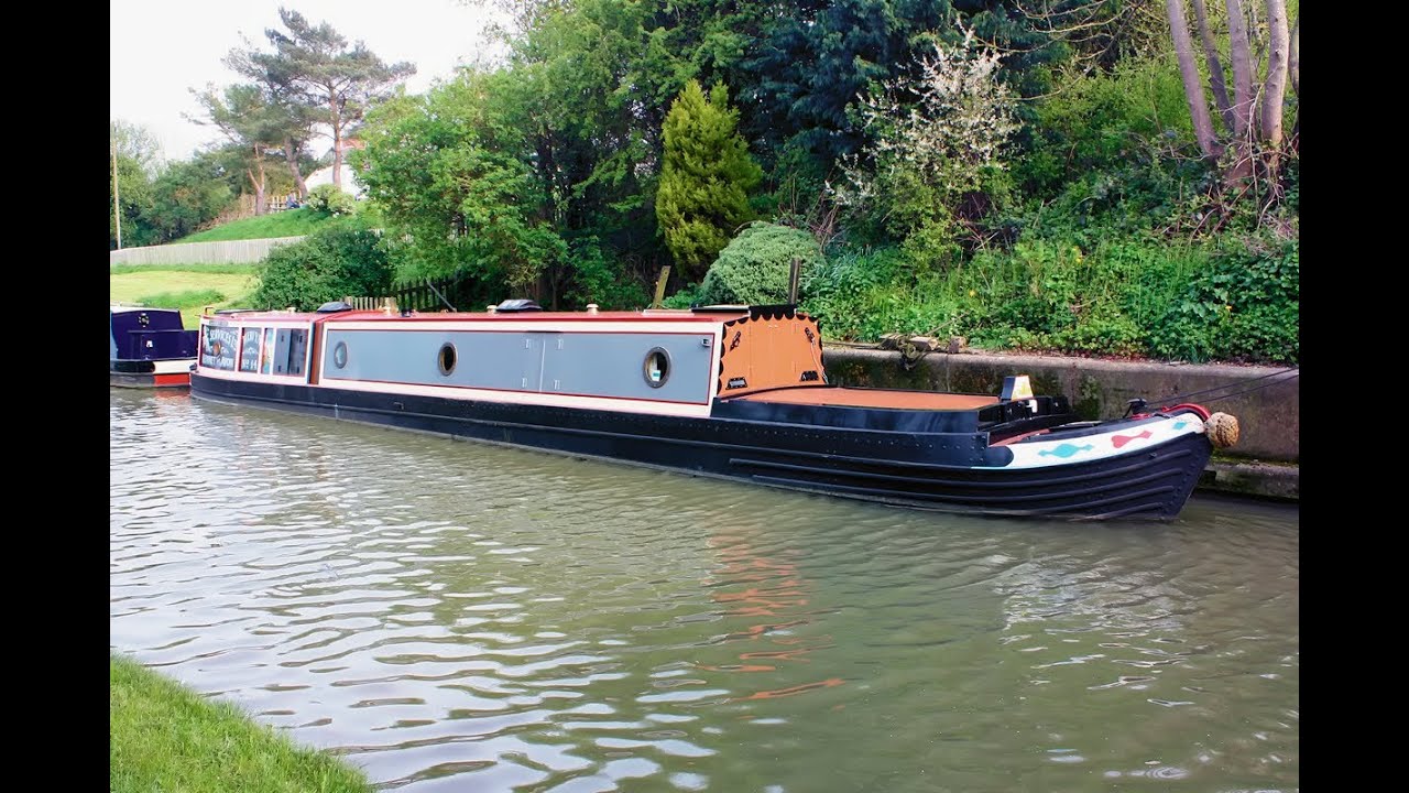 SOLD Mervyn - 62ft 2009 Tim Tyler tug narrow boat - YouTube