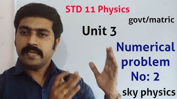 Numerical problem no:2||Laws of motion||Unit 3||STD 11 Physics||sky physics