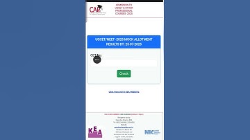 KCET 2025 Mock Allotment Result Out | Option Entry Editing Explained