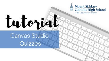 Canvas Studio Quizzes