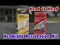 Headlight Restoration Kit | Mothers vs Meguiar's Head to Head & How to