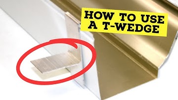 Hoe je een Truss T-wig op een regengoot gebruikt