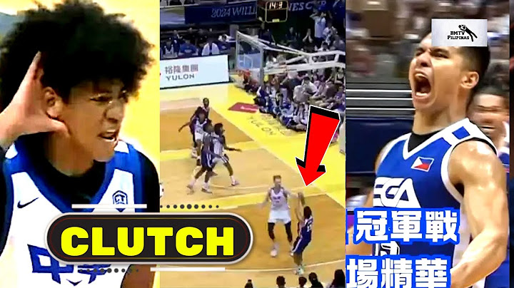 DON'T CELEBRATE TOO EARLY ! 4th QUARTER ! SGA vs CHINISE TAIPEI Championship 2024 Jones Cup