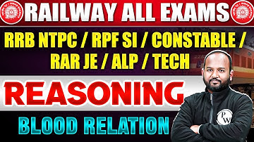 RRB Exam Reasoning 2024 🔥 | Blood Relation Reasoning (रक्त सम्बन्ध) | Reasoning by Pulkit Sir
