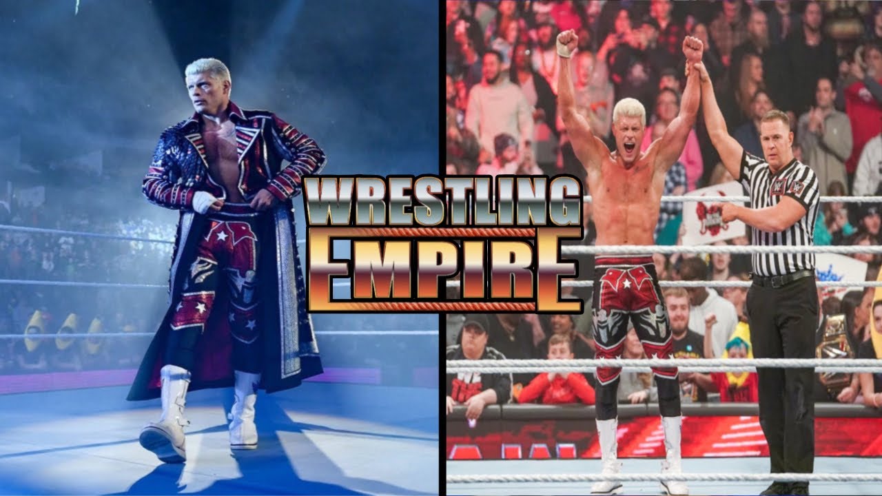 How to make Cody Rhodes (Raw) (1/30/23) in Wrestling Empire YouTube