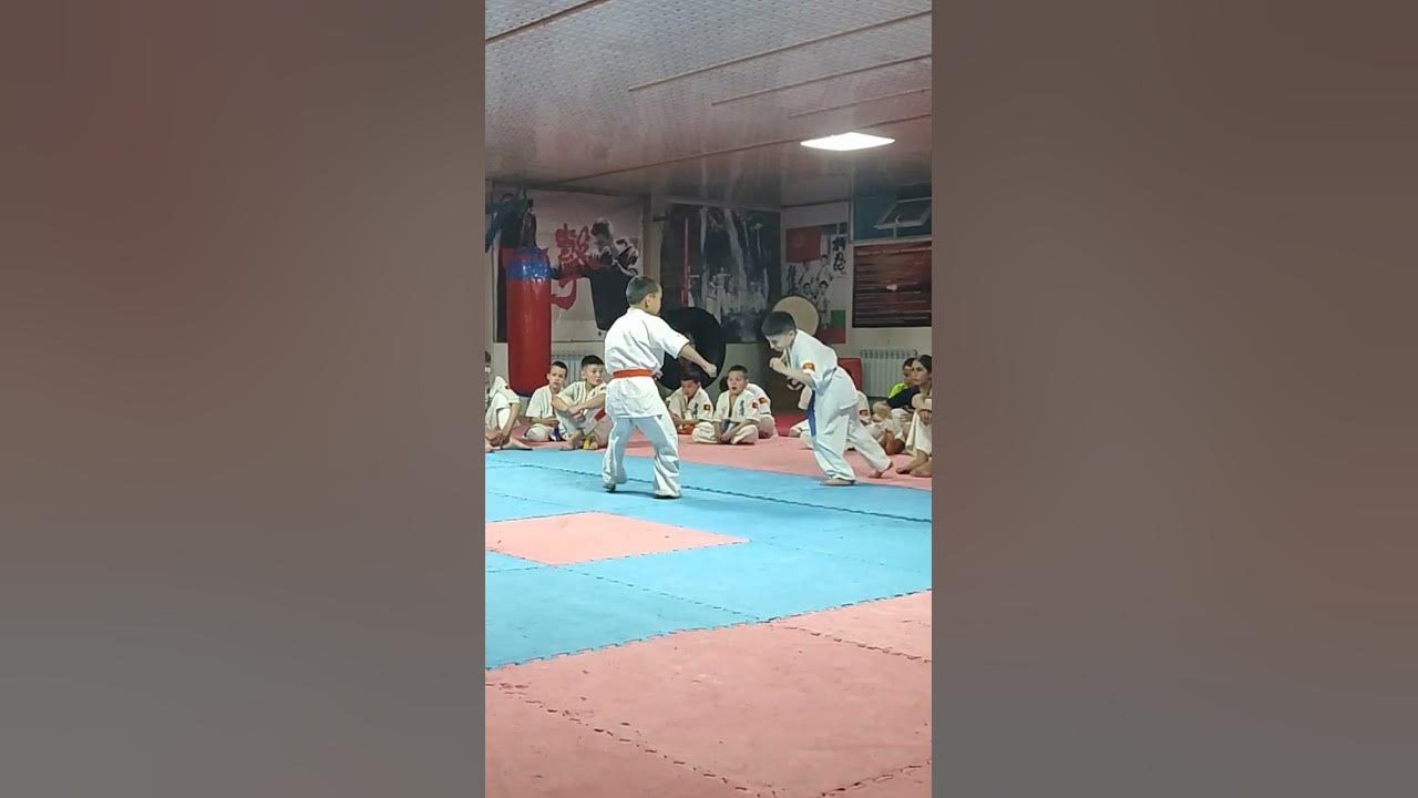 Карате тренировка детское Ракушка