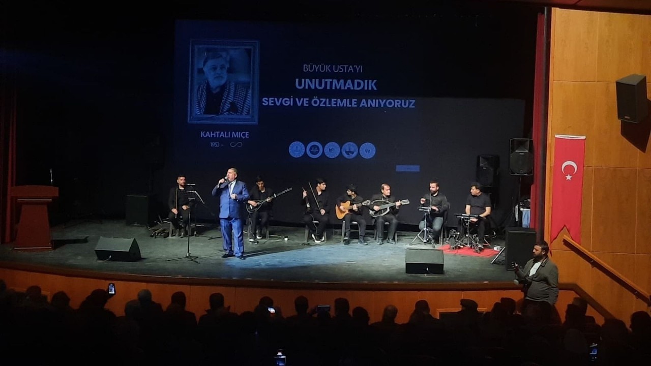 Usta ses sanatçısı Kahtalı Mıçe için Kahta’da anma gecesi