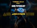 Dark Psychology Tricks That Actually Work #attraction #psychology #shorts