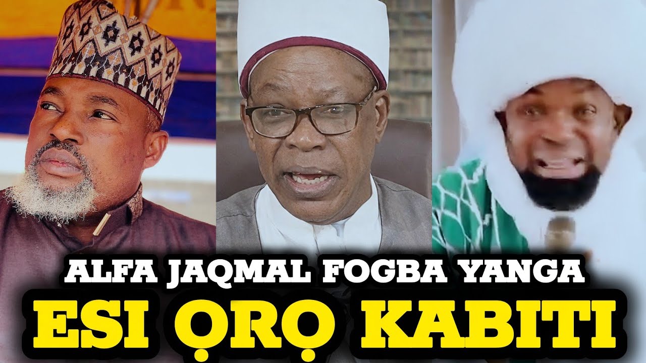 Lobatan! Alfa Jaqmal Fogba Yanga Fesi Ọrọ Fun Alfa Sohibul Qur'an Lori Ọrọ Baba Mudeerul Markaz OON 