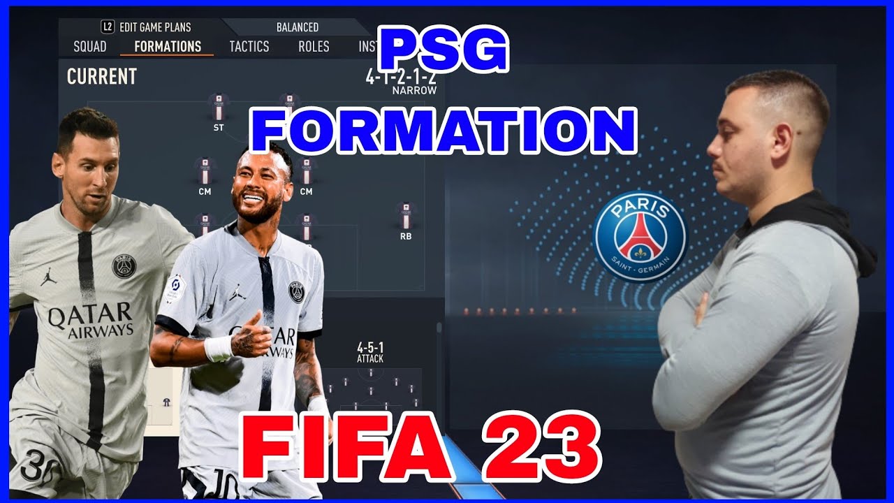 PSG FIFA 23  FORMATION & TACTICS!  YouTube
