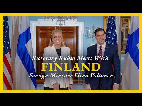 Secretary Rubio Meets with Finnish Foreign Minister Valtonen