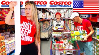 Grocery SHOPPING at COSTCO USA  HUGE HAUL!