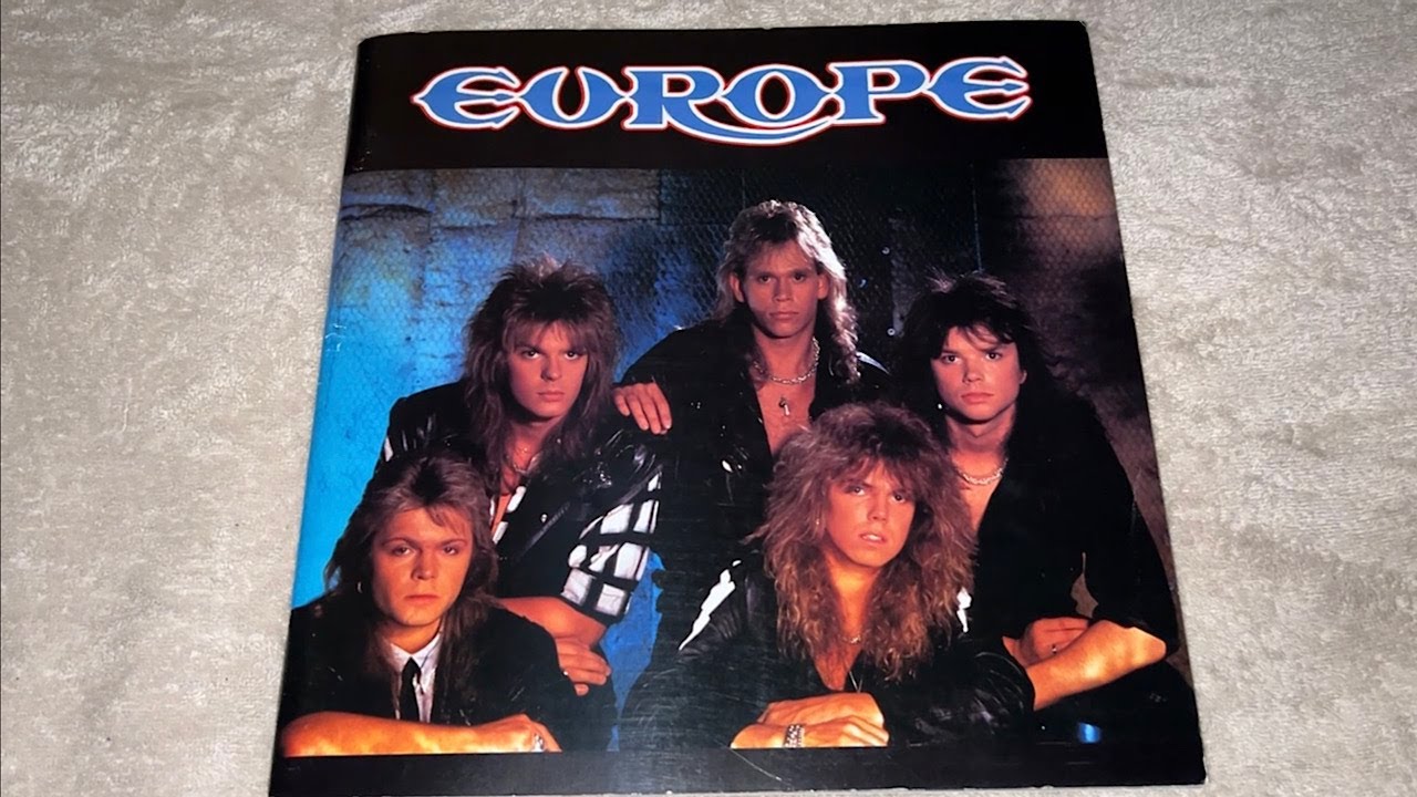 EUROPE 初来日1986年 日本公演ツアーパンフレット!!