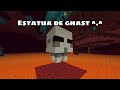 ESTATUA DE GHAST EN MINECRAFT #Shorts - ByEma