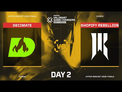 Decimate vs Shopify Rebellion - Verizon Game Changers Series 1 Main Event - Day 2 - Map 2
