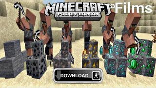 MINECRAFT POCKET EDITION VILLAGERS WORK FOR ME MOD screenshot 4