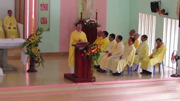 Bài Giảng của Cha Đaminh Đỗ Văn Thiêm trong Thánh Lễ Tạ Ơn Linh Mục của Cha Gioan Khiêm